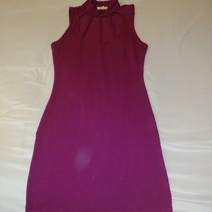 Burgundy dress